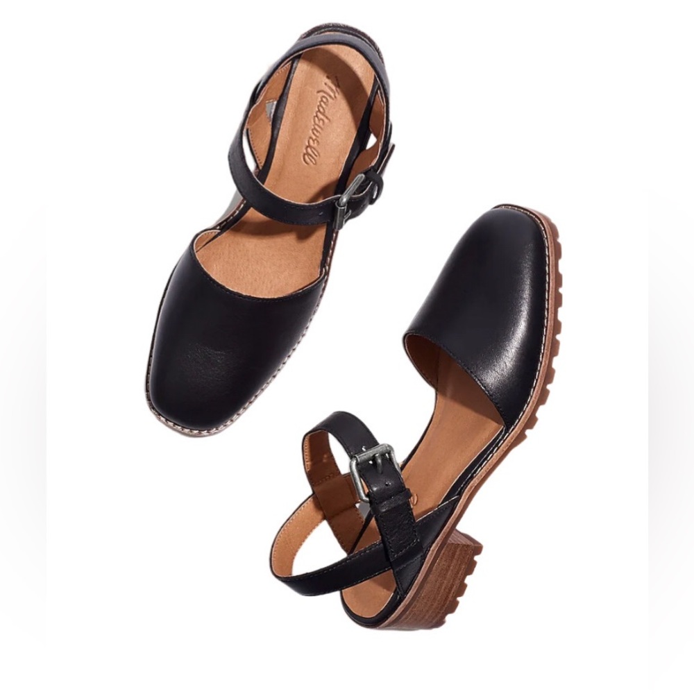 Madewell The Claudie Lugsole Mary Jane Black 8